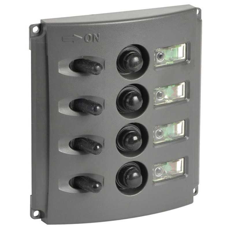 Pannello elettrico fusibili automatici doppio LED OS1485004