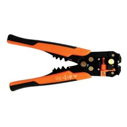 Pinza crimpatrice professionale + spelacavi per cavi 0,2-6mmq