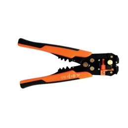 Pinza crimpatrice professionale + spelacavi per cavi 0,2-6mmq