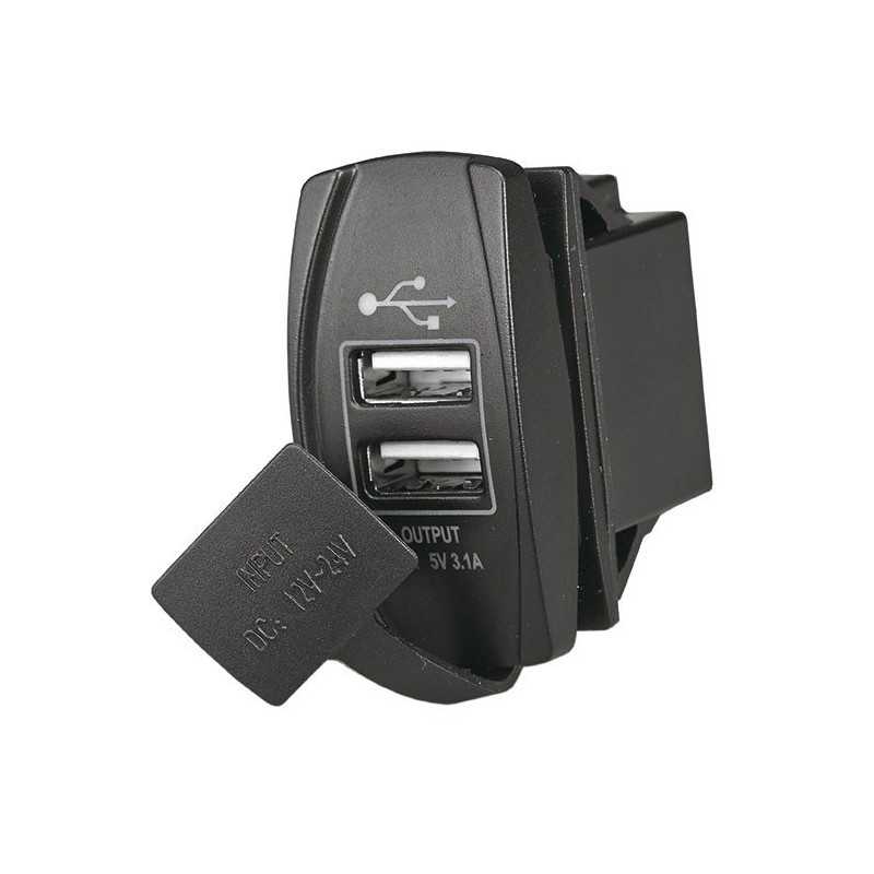 Presa di corrente 12/24V con doppia USB OS1419560