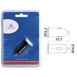 Adattatore presa corrente doppia USB OS1451709