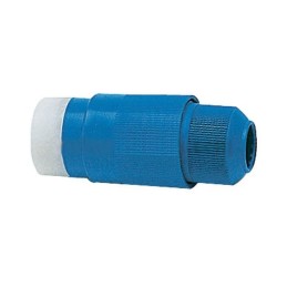 Spina in policarbonato + Moplen a scatto 30A 220V Blu N50523521027