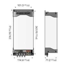 Quick Caricabatterie SBC NRG+ 500 FR 40A 12V 3 Uscite 243x377x116mm