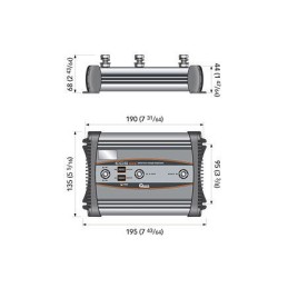 Quick Separatore di carica modello ECS163 160A 3 outputs QECS163