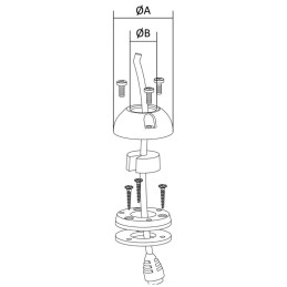 SCANSTRUT Premistoppa passacavo in plastica 2/8mm OS1417202