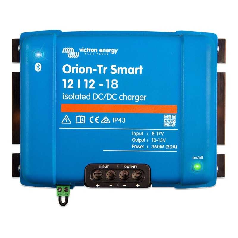 Victron Orion-Tr Smart Convertitore 12V 18A 220W Caricabett. Isolato