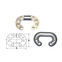 Falsamaglia in Inox con 8 punti di giuntura per catena calibrata 8mm