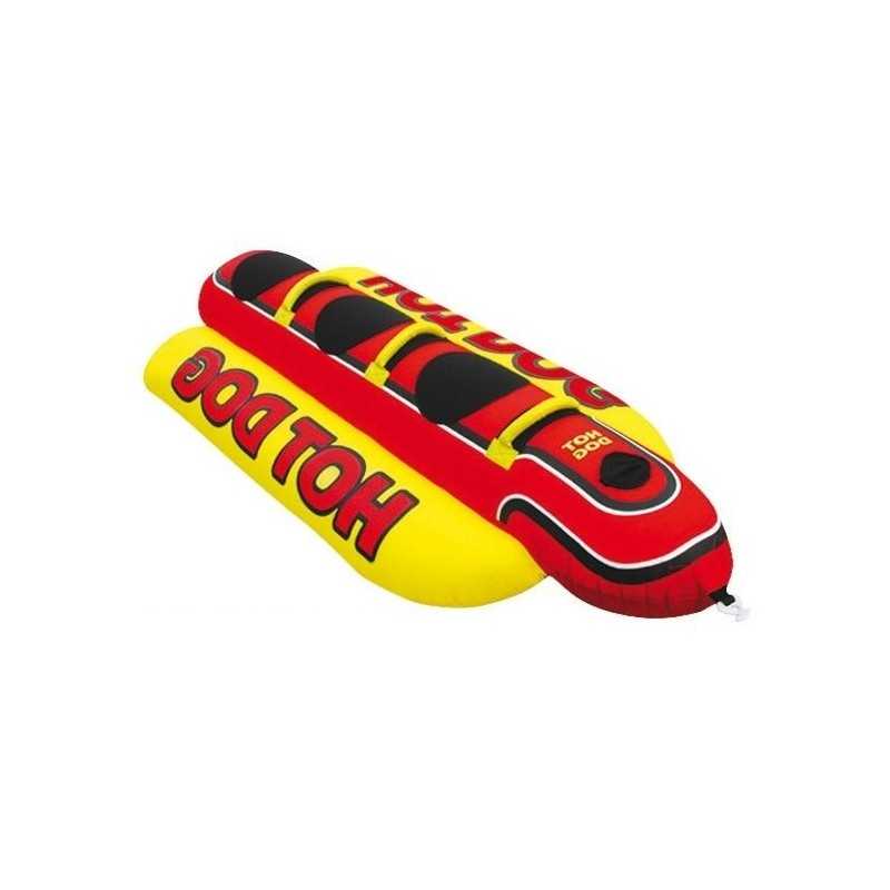 Gonfiabile Traino Banana KWIK TEK Airhead Hot Dog 260x110cm 3 Persone