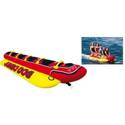 Gonfiabile Traino KWIK TEK Airhead Jumbo Dog 375x112cm 1/5 Persone