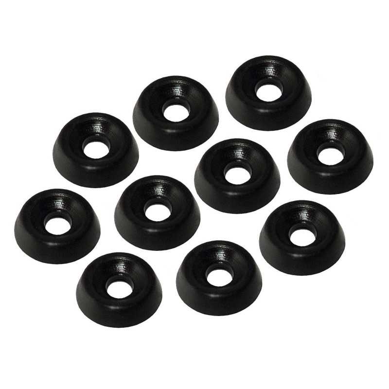 Kit 10 pezzi Sottoviti in nylon nero 5x15mm N120490012000632