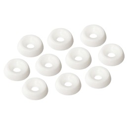 Kit 10 pezzi Sottoviti in nylon bianco 5x15mm N120490012000631