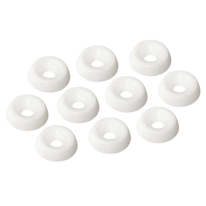 Kit 10 pezzi Sottoviti in nylon bianco 5x15mm N120490012000631