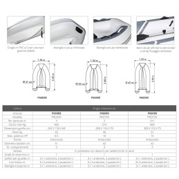 Tender Plastimo YACHT PRI240V Grigio FNIP66088