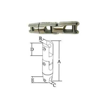 Giunto girevole a doppio snodo - Catena 10/12mm N12401828976