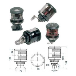 Fanale di via originali DHR Bicolore 25W/24V MT2112009