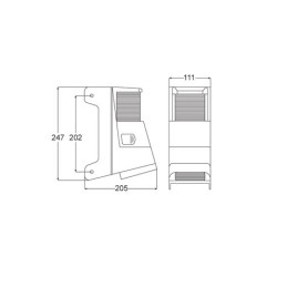 Hella Fanale testa d'albero combinato con luce coperta fino a 20mt