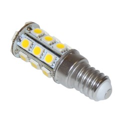 Lampadina a 24LED 10-15V 4W E14 3000K Bianca Calda 24SMD-5050