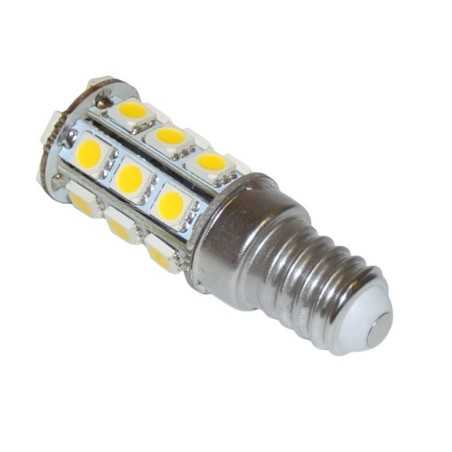 Lampadina a 24LED 10-15V 4W E14 3000K Bianca Calda 24SMD-5050