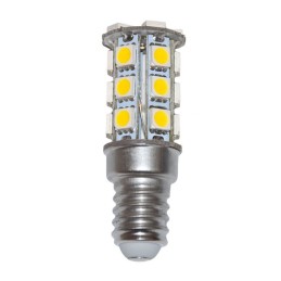 Lampadina a 24LED 10-15V 4W E14 3000K Bianca Calda 24SMD-5050