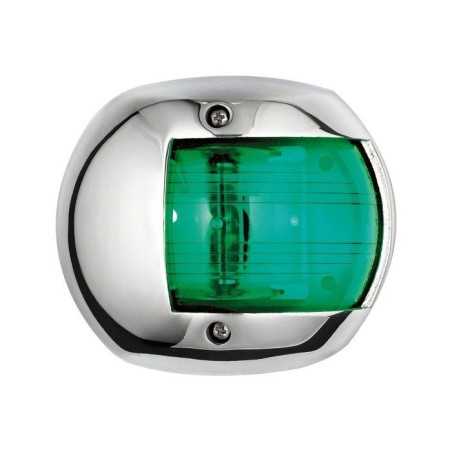 Luci di via Compact 12 Inox Verde 112,5° Destro 12V 10W 75x62,5x41mm