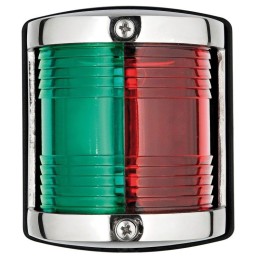 Luce di via in acc.inox Luce verde-rossa 112,5° e 112,5° 64x58xH75mm