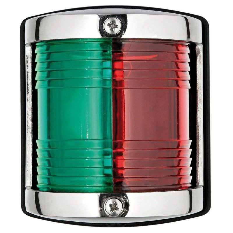 Luce di via in acc.inox Luce verde-rossa 112,5° e 112,5° 64x58xH75mm