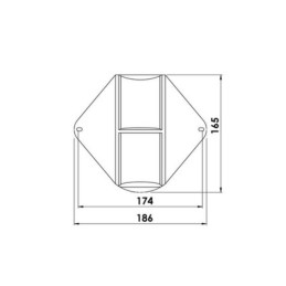 Fanale di via a 225° con luce di via 12V 10W N51525101898