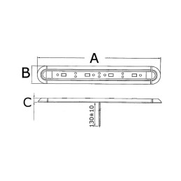 Plafoniera LED 12V 3,4W 212Lm OS1319725