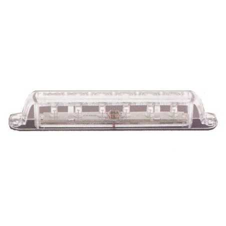 Luce a LED da Interno in Plastica 12V 6LED Luce Bianco 140x17x24Hmm