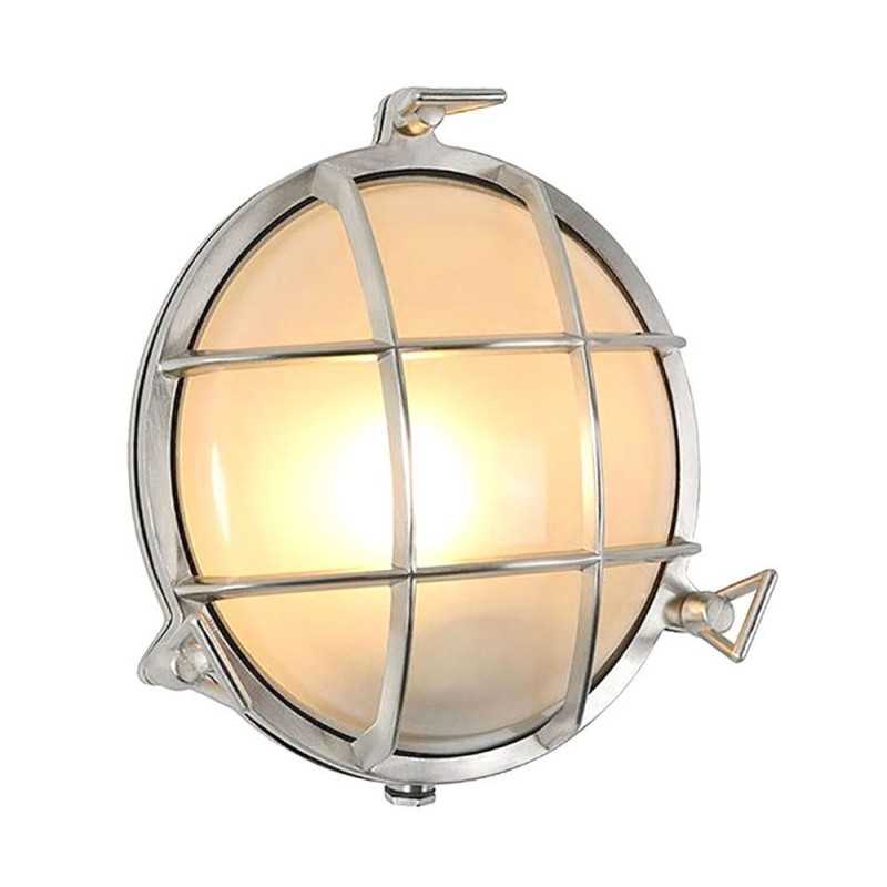 Lampada stagna in ottone cromato 155mm E14 40W 220V N50326501221