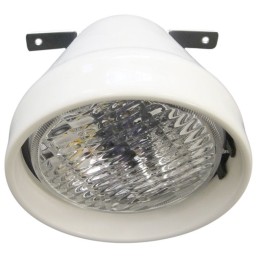 Faro crocetta in ABS bianco 12V 35W MT2121219