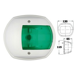 Fanale di via Maxi 20 Verde 112,5° destro 12V 15W OS1141112