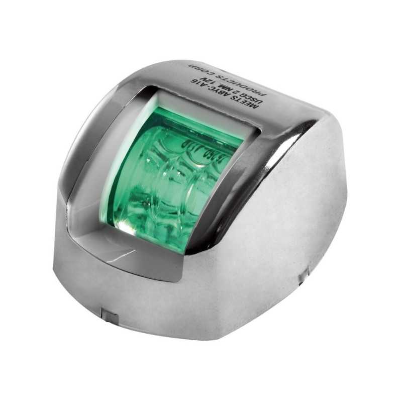 Fanale di via Mouse a LED Verde 112,5° destro 12V 0,4W OS1103822