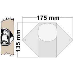 Luce di via e luce di coperta Utility 12V OS1324387