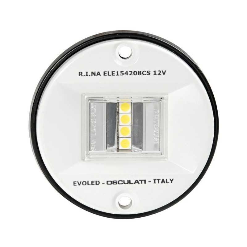 Luce di Via a LED Poppa Bianco 135° Evoled 12V OS1103914