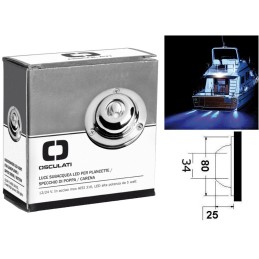 Luce subacquea a LED 12/24V 2x5W 90Lm Luce Blu OS1327201