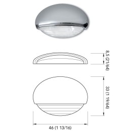 Quick Luce LED di Cortesia Blu EYELID 0.5W 10-30V Q25200000BL