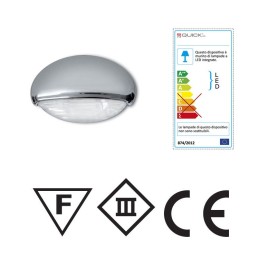 Quick Luce LED di Cortesia Blu EYELID 0.5W 10-30V Q25200000BL