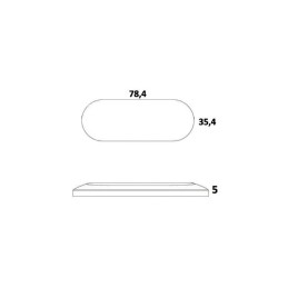 Luce di Cortesia Oculus Perimetrale 12V 0,3W 10Lm Luce Blu OS1317815