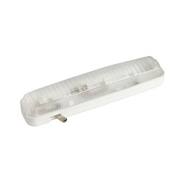 Plafoniera in policarbonato bianco 17cm con interruttore N50326501175