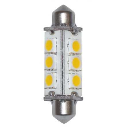 Lampadina a 12LED 10-15V 3W 3000K Bianca Calda 12SMD-5050 N50227550352