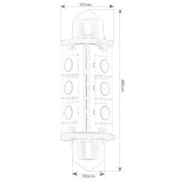 Lampadina a 12LED 10-15V 3W 3000K Bianca Calda 12SMD-5050 N50227550352