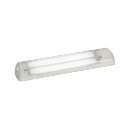 Luce fluorescente 12,8V 16W Interruttore ON-OFF Finitura bianca