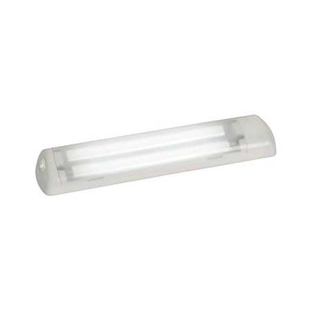 Luce fluorescente 12,8V 16W Interruttore ON-OFF Finitura bianca