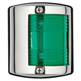 Fanalino in acciaio inox U85 Verde a 112,5° destro OS1141402