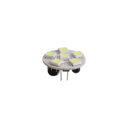 Lampadina 12/24V 1,2W 2700K 6LED G4 24mm attacco posteriore OS1445006