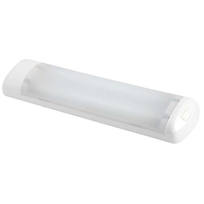 Plafoniera lineare 36LED 5600K Luce Bianca 12V 12,7W 889lm 410x95x35mm