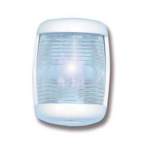 Luce di via Serie Mini Star 225° Prua Corpo Bianco Vetro Bianco 12V