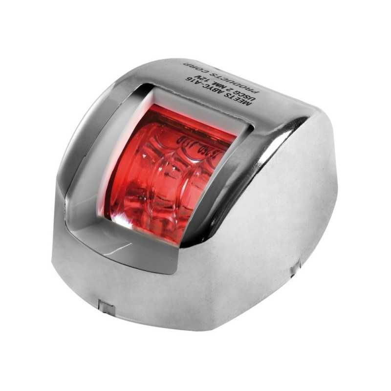 Fanale di via Mouse a LED Rosso 112,5° sinistro 12V 0,7W OS1103821