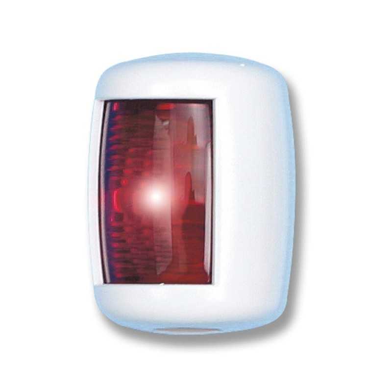 Luce di via Serie Mini Star 112,5° Sinistra Bianco Vetro Rosso 12V